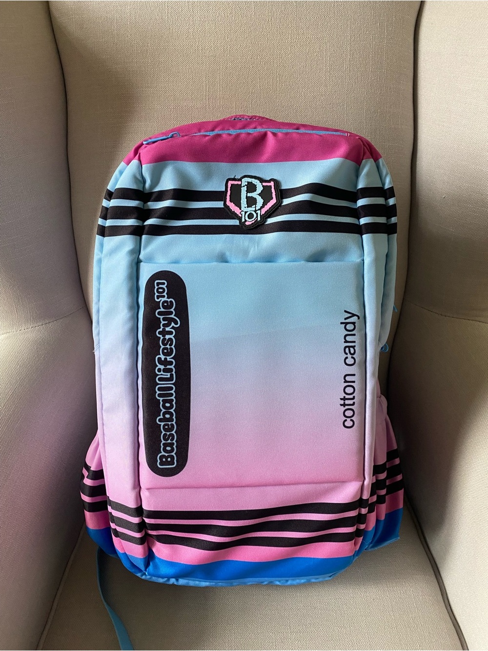 Baseball Lifestyle 101 Crayon Backpack — Cotton Candy Gradient